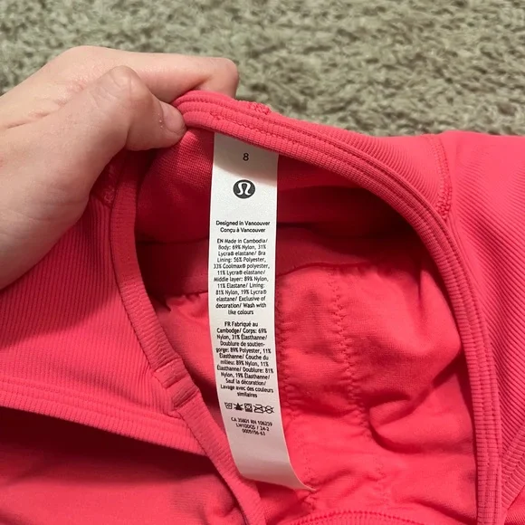 NWT Lululemon Ribbed Contoured Unitard 6” - Picture 3 of 6